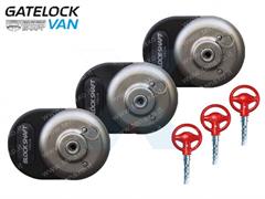 BLOCKSHAFT Gatelock XVan Serie 2 - 3 Lucchetti + 3 Chiavi