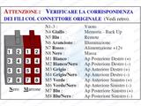 CAVO UNIV. ISO MASCHIO - ALIMENTAZIONE + 4 ALTOPARLANTI - 25pz