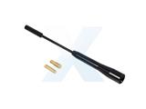 ASTA ANTENNA IN ALLUMINIO NERO H. 17cm - ATTACCO M6/M5