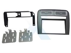 KIT DOPPIO DIN PER FIAT GRANDE PUNTO - GRIGIO METALLIZZATO