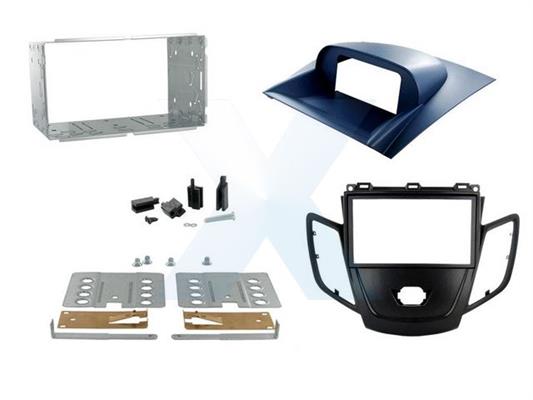 KIT PER SISTEMA DOPPIO DIN FORD FIESTA '08 NERA + CUPOL. AZZURRO