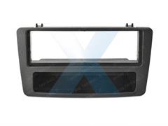 MASCHERINA AUTORADIO ISO HONDA CIVIC '03 - NERO - CLIMA MANUALE