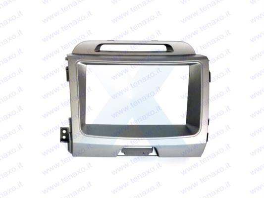 MASCHERA PER KIT DOPPIO DIN KIA SPORTAGE '10> - Silver Bluet