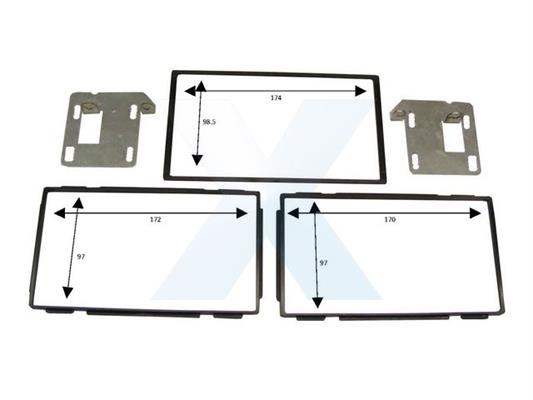 KIT PER SISTEMA DOPPIO DIN NISSAN QASHQAI '07>'13