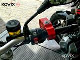 KOVIX- BLOCCO LEVA DEL FRENO CON ALLARME DA 120DB - ROSSO