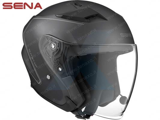 SENA-CASCO OUTSTAR NERO-SISTEMA BLUETOOTH CON AUDIO HD INTEGRATO-S