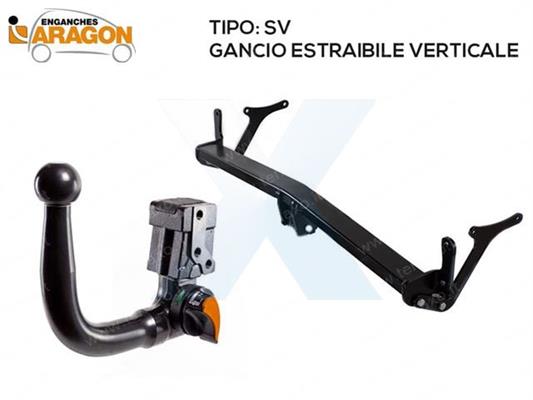 ARAGON - GANCIO ESTRAIBILE A SCOMPARSA PER VOLVO V60 '19> (V)