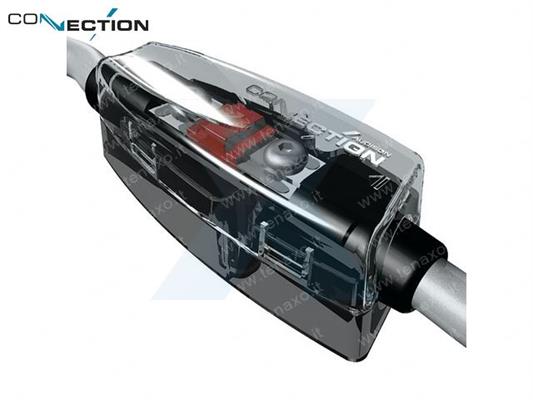 CONNECTION - PORTAFUSIBILE AFS (MINI ANL) NICKEL SATIN - 1 Pezzo