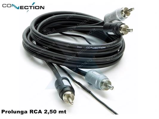 CONNECTION - PROLUNGA RCA STEREO 100cm CON CAVO REMOTE