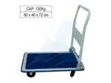 CARRELLO CON PIATTAFORMA IN ACCIAIO - CAP. 130KG