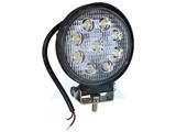 LAMPADA A LED DA LAVORO - ROTONDO - 9-30V, 27W, 1.800Lm x 9 LED