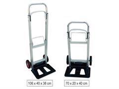 CARRELLO D'ALLUMINIO PIEGHEVOLE ED ESTRAIBILE PORTATA 90KG