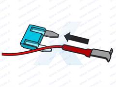 CAVO DI CONNESSIONE RAPIDA PER MINI FUSIBILI A LAMA - Conf. 10pz