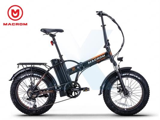 MACROM - E-BIKE CERVINIA 20 PIEGHEVOLE - COLORE NERO