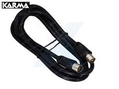 PROLUNGA ANTENNA TV 3mt - MASCHIO/FEMMINA DI DIAMETRO 9,5mm