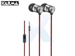 AURICOLARE STEREO, CON MICROFONO - CAVO 1.2m JACK 3,5mm-SILVER