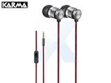 AURICOLARE STEREO, CON MICROFONO - CAVO 1.2m JACK 3,5mm-SILVER