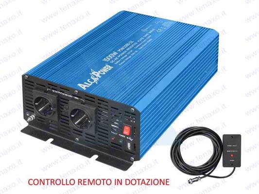 PSW1500-12 Inverter Sinus. Pura 1500W Inp. 12V DC Out 220V AC