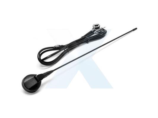 ANTENNA TETTO UNIVERSALE AM-FM CON CAVO - ASTA 37cm