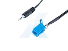 CAVO ADATTATORE MINI ISO BLU > JACK 3,5 b&m