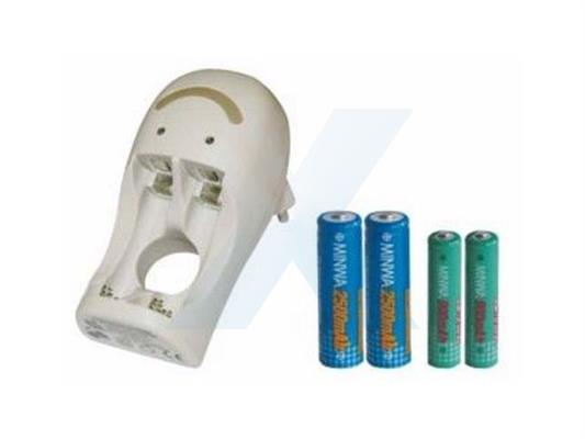 KIT CARICA BATTERIE+ 2 STILO E 2 MINISTILO