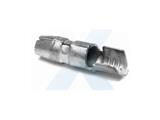 TERMINALE BULLET MASCHIO PASSO 4mm - OTTONE GREZZO - CF 100pz