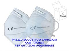 MASCHERE PROTETTIVE AUTOFILTRANTE FFP2 IN CONFEZIONE UNICA DA 10PZ