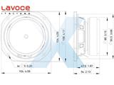 LaVoce - Fullrange 100mm (4)- Potenza 80W - 8 Ohm