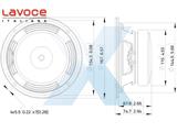 LaVoce - Woofer 165mm (6,5) - Potenza 250W - 8 Ohm