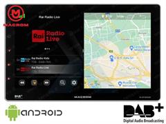 MACROM - MONITOR 2DIN 10 MECHALESS - ANDROID 10.0 - DAB CON ANTENNA