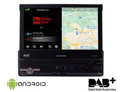 MACROM - MONITOR MOTORIZZATO 1 DIN 7' ANDROID 10.0 DAB CON ANTENNA