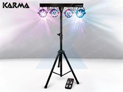 XPERFORMER BAR  KIT 4 FARI EFFETTI LUCE E TREPPIEDE BARRA INTERF.DMX