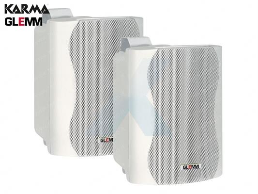 COPPIA BOX MULTIMPEDENZA - 8 Ohm 20W - COLORE BIANCO