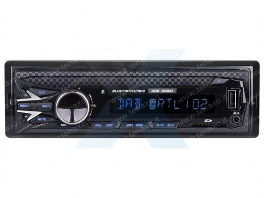 AUTORADIO DAB -NO CD- + LETTORE MP3 DA USB/SDCARD + AUX-IN + BT