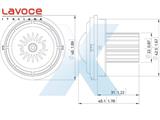 LaVoce - TWEETER 1,3 (34mm) - NO LABEL-SCREWED HEATSINK