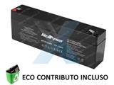 Batteria al piombo ricaricabile ermetica 12V 2,3Ah