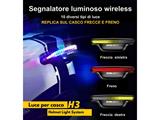 LUCI DI SEGNALAZIONE PER CASCO MOTO