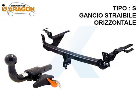 ARAGON - GANCIO ESTRAIBILE ORIZZONTALE PEUGEOT 2008 SUV 2013-2019