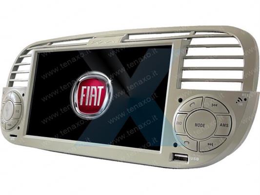 HARDSTONE - CUSTOM-FIT PER FIAT 500 2014< - LCD 7 ANDROID