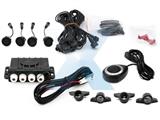 KIT SENSORI PARCHEGGIO 12-24V CON 4 TESTINE - BUZZER WIRELESS