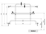 PORTABICI 2 POSTI EuroCarry per Fiat Ducato '06> - Carico Max 60 Kg