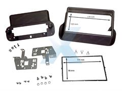 KIT PER SISTEMA DOPPIO DIN FIAT PANDA '12> - ANTRACITE